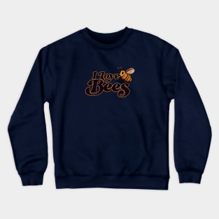 I Love Bees Crewneck Sweatshirt